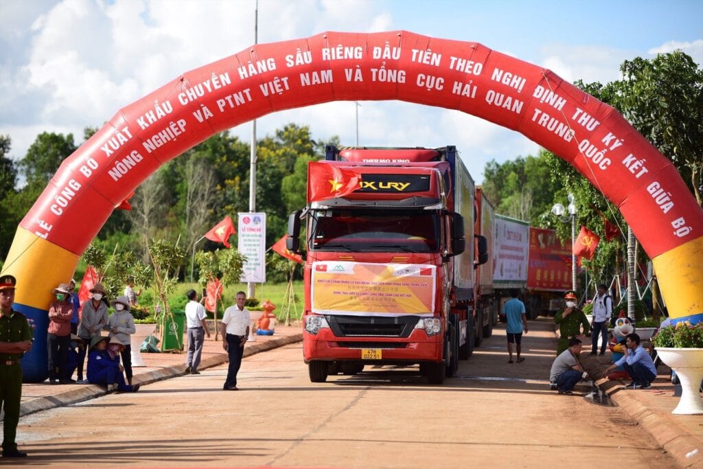 xuất khẩu chính ngạch vào Trung Quốc